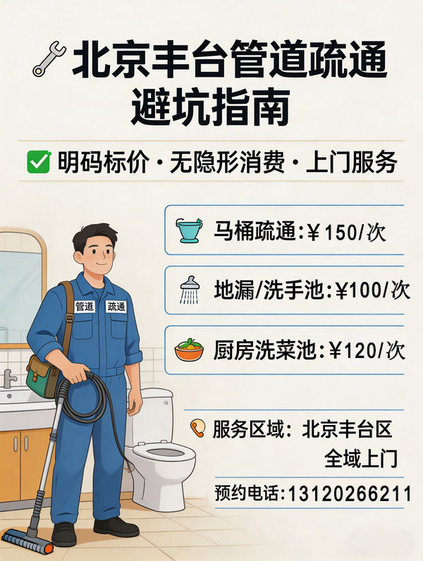 北京丰台管道疏通